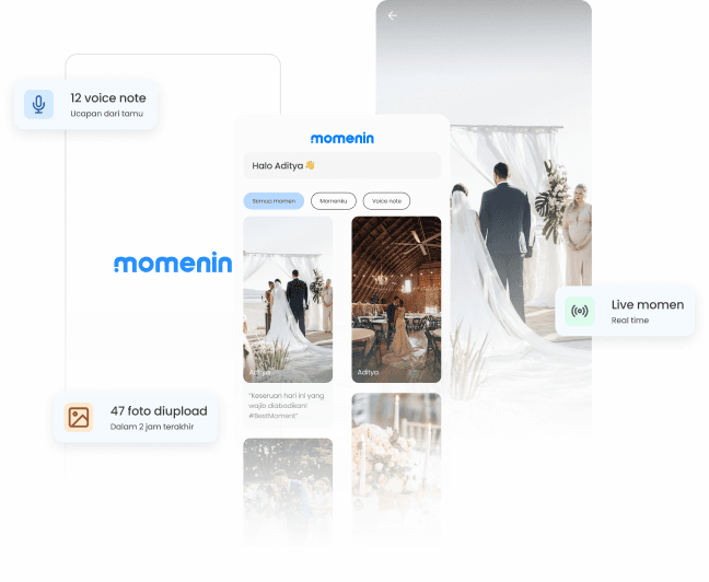 Momenin: QR code photo sharing untuk event dan wedding